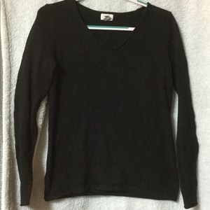 EUC Black V-Neck Sweater Size Med